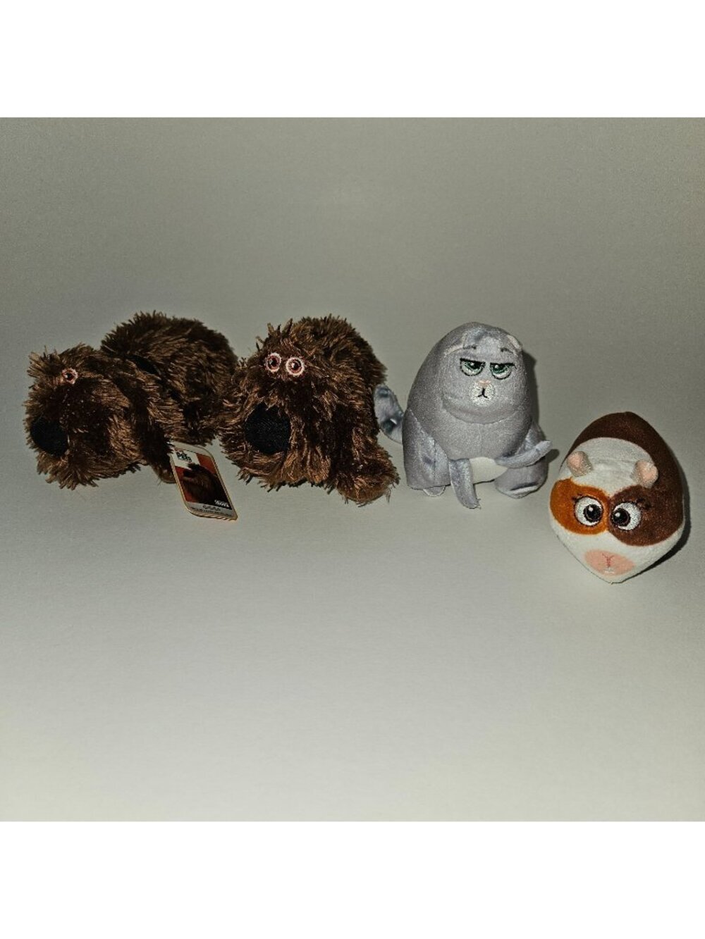 4 Secret Life of Pets Plush Lot McDonald's Chloe Cat Duke Dog Norman Guinea Pig